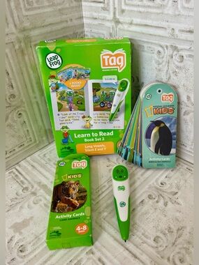 LeapFrog Tag Learn to Read Set 2, Tag Pen, & Activity Card Sets
